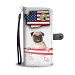 Cute Pug Dog Print Wallet Case-Free Shipping-WA State - Samsung Galaxy S6 Edge PLUS