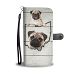 Cute Pug Print Wallet Case-Free Shipping-OH State - Samsung Galaxy Note 4