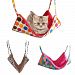 Cute Small Pet Suspended Warm Plush Pet Hamster Hammock Bed Mat For Guinea Pig Rabbit Hanging Bed Cage Accessory - Red / L