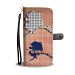 French Bulldog Pattern Print Wallet Case-Free Shipping-AK State - Samsung Galaxy S9 PLUS