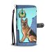 German Shepherd Dog Print Wallet Case-Free Shipping-VT State - Motorola Moto Z Force