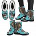 German Shorthaired Pointer Print Faux Fur Boots For Women-Free Shipping - Faux Fur Boots - Black - German Shorthaired Pointer Print Faux Fur Boots For Women-Free Shipping / US7 (EU38)