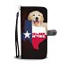 Golden Retriever Dog (Attitude) Print Wallet Case-Free Shipping-TX State - Samsung Galaxy S6 Edge