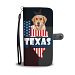 Golden Retriever Keep Calm Print Wallet Case-Free Shipping-Tx State - iPhone 6 / 6s
