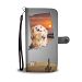 Golden Retriever Print Wallet Case- Free Shipping-IN States - Samsung Galaxy A7