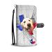 Golden Retriever Print Wallet Case- Free Shipping-TX State - iPhone 7 Plus / 7s Plus