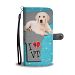 Golden Retriever Puppy Print Wallet Case-Free Shipping-VT State - Samsung Galaxy S9