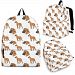 Great Dane Dog Print Backpack-Express Shipping - Backpack - Black - Great Dane Dog Print White Backpack-Express Shipping / Adult (Ages 13+)