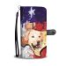Labrador Dog Watercolor Art Print Wallet Case-Free Shipping-TX State - LG G5