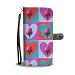 Love Rose Print Wallet Case-Free Shipping - Samsung Galaxy S8