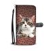 Lovely American Wirehair Cat Print Wallet Case-Free Shipping - Samsung Galaxy S5