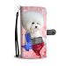 Lovely Bichon Frise Wallet Case-Free Shipping- TX State - iPhone X
