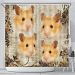 Lovely Golden Hamster Print Shower Curtains-Free Shipping - Shower Curtain - Lovely Golden Hamster Print Shower Curtains-Free Shipping