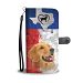 Lovely Golden Retriever Print Wallet Case- Free Shipping-TX State - iPhone 7 Plus / 7s Plus