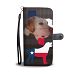 Lovely Labrador Print Wallet Case-Free Shipping-TX State - Samsung Galaxy Note 4