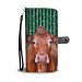 Lovely Limousin Cattle (Cow) Print Wallet Case-Free Shipping - LG Q8