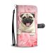 Lovely Pug Print Wallet Case- Free Shipping-AZ State - Samsung Galaxy S6