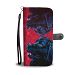 Newfoundland Dog On Red Print Wallet Case-Free Shipping - Samsung Galaxy Note 4
