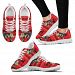 Ossabaw Island Pig Print Christmas Running Shoes For Women- Free Shipping - Women's Sneakers - White - Ossabaw Island Pig Print Christmas Running Shoes For Women- Free Shipping / US7 (EU38)