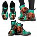 Paws Print Dachshund Boots For Women-Express Shipping - Women's Boots - Black - Paws Print Dachshund Boots For Women-Express Shipping / US7 (EU38)