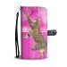 Pixie bob Cat Catching Love Print Wallet Case-Free Shipping - Samsung Galaxy A7