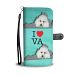 Poodle Dog Print Wallet Case-Free Shipping-VA State - iPhone X