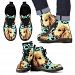 Poodle Print Boots For Men-Limited Edition-Express Shipping - Men's Boots - Black - Poodle Print Boots For Men-Limited Edition-Express Shipping / US12 (EU46)