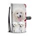 Poodle With White Print Wallet Case- Free Shipping - Samsung Galaxy S9 PLUS
