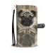 Pug Dog Face Print Wallet Case-Free Shipping - Samsung Galaxy S7 Edge