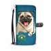 Pug Dog Print Wallet Case- Free Shipping-NV State - Huawei P8