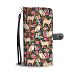 Pug Floral Wallet Case- Free Shipping - Samsung Galaxy Note 5