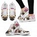 Pug Pink White Print Running Shoes For Women-Free Shipping - Women's Sneakers - White - Pug Pink White Print Running Shoes For Women-Free Shipping / US8 (EU39)