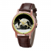 Pug Unisex Rose Gold Wrist Watch - Free Shipping - 44mm