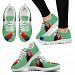 Red And Green Macaw Parrot Running Shoes For Women-Free Shipping - Women's Sneakers - White - Red And Green Macaw Parrot Running Shoes For Women-Free Shipping / US9 (EU40)