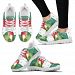 Red Headed Amazon Parrot Print Christmas Running Shoes For Women-Free Shipping - Women's Sneakers - White - Red Headed Amazon Parrot Print Christmas Running Shoes For Women-Free Shipping / US5.5 (EU36)