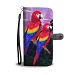 Scarlet Macaw Parrot Print Wallet Case-Free Shipping - iPhone 7 / 7s