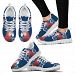 Scarlet Macaw Parrot Print Christmas Running Shoes For Women-Free Shipping - Women's Sneakers - White - Scarlet Macaw Parrot Print Christmas Running Shoes For Women-Free Shipping / US5 (EU35)