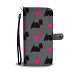 Scottish Terrier Patterns Print Wallet Case-Free Shipping - Samsung Galaxy Note 7