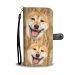Shiba Inu Dog Print Wallet Case-Free Shipping - Samsung Galaxy S7 Edge