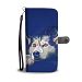 Siberian Husky Dog Art Print Wallet Case-Free Shipping - Samsung Galaxy S8 PLUS