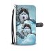 Siberian Husky Dog Print Wallet Case-Free Shipping-AK State - Samsung Galaxy S7