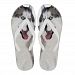 Siberian Husky Flip Flops For Women-Free Shipping - Women's Flip Flops - White - Siberian Husky Flip Flops For Women-Free Shipping / Large (US 9-10 /EU 40-41)