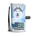 Siberian Husky Print Wallet Case-Free Shipping-WA State - Samsung Galaxy S8
