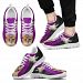 Somali Cat Print Sneakers With Purple Background For Men- Free Shipping - Men's Sneakers - White - Somali Cat Print Sneakers With Purple Background For Men- Free Shipping / US8.5 (EU42)