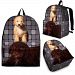 Spanish Water Dog Print Backpack-Express Shipping - Backpack - Black - Spanish Water Dog Print Backpack-Express Shipping / Youth (Ages 8 to 12)