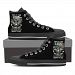 This Is The USA- Men's Canvas Shoes- Free Shipping - Mens High Top - Black - This Is The USA- Men's Canvas Shoes- Free Shipping / US10 (EU42)