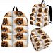 Tibetan Spaniel Dog Print Backpack-Express Shipping - Backpack - Black - Amazing Tibetan Spaniel Print Backpack-Express Shipping / Youth (Ages 8 to 12)