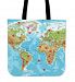 Valentine's Day Special World Map Tote Bags- Free Shipping - Valentine's Day Special World Map Tote Bags- Free Shipping