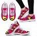 Valentine's Day Special-American Goldfinch Bird On Red Print Running Shoes For Women-Free Shipping - Women's Sneakers - White - Valentine's Day Special-American Goldfinch On Red Print Running Shoes For Women-Free Shipping / US10 (EU41)