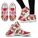 Valentine's Day Special-Beagle On Red 3D Print Running Shoes For Women-Free Shipping - Women's Sneakers - White - Valentine's Day Special-Beagle On Red 3D Print Running Shoes For Women-Free Shipping / US9 (EU40)